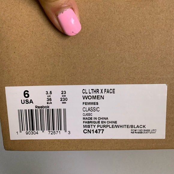 Reebok Leather Sneakers/Trainers (6) - Picture 5 of 5